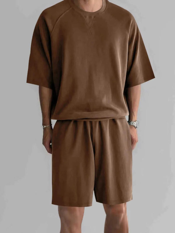 Men's Full Size Round Neck Top and Shorts Set Plus Size 100400057411424 41 Affordable Fashion Under $100 Jerry's Apparel 
