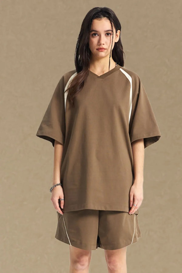 Men's Contrast Half Sleeve T-Shirt