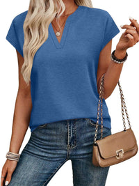 Notched Short Sleeve T-Shirt 100100058945563 25 Affordable Fashion Under $100 Jerry's Apparel 