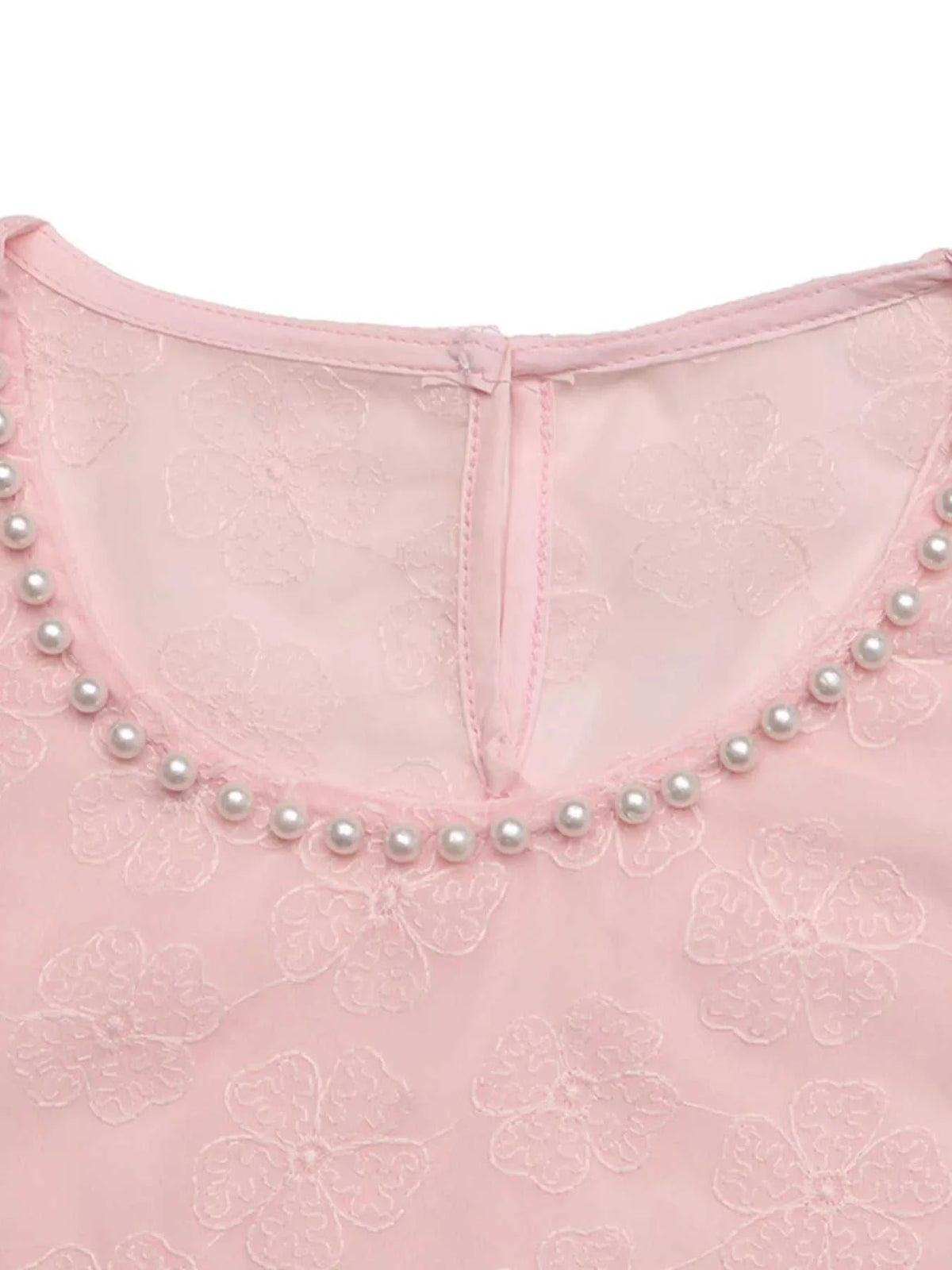 Floral Embroidered Pearl Trim Blouse 100100917125958 31 Affordable Fashion Under $100 Jerry's Apparel 