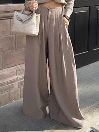 Wide-Leg Pleated Pants 100100531563164 39 Affordable Fashion Under $100 Jerry's Apparel 