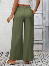 Drawstring High Waist Wide Leg Pants 100100990618349 39 Affordable Fashion Under $100 Jerry's Apparel 