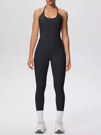 Halter Neck Cami and High-Waisted Leggings Active Set 101006856970414 89 Affordable Fashion Under $100 Jerry's Apparel 
