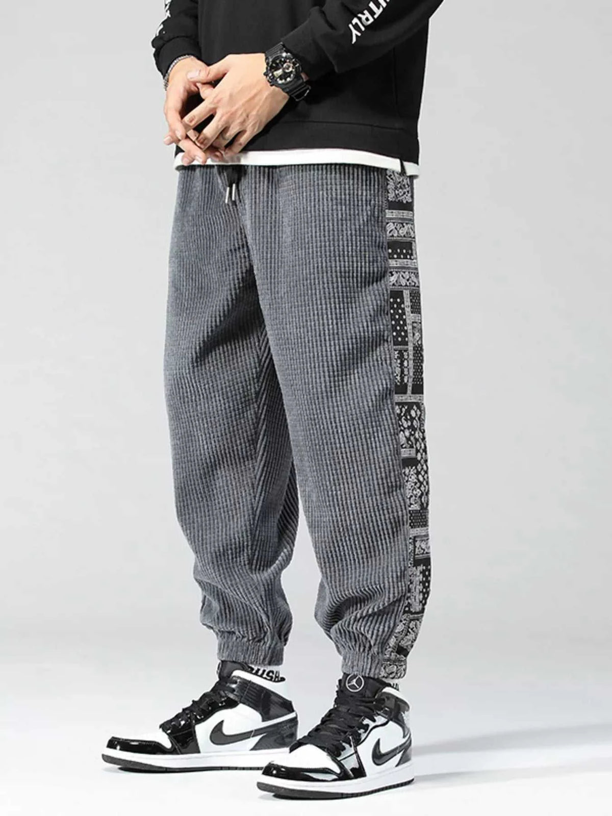 Men's Plus Size Loose Fit Corduroy Joggers 104001393638202 43 Affordable Fashion Under $100 Jerry's Apparel 