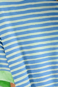 Striped Round Neck Half Sleeve T-Shirt