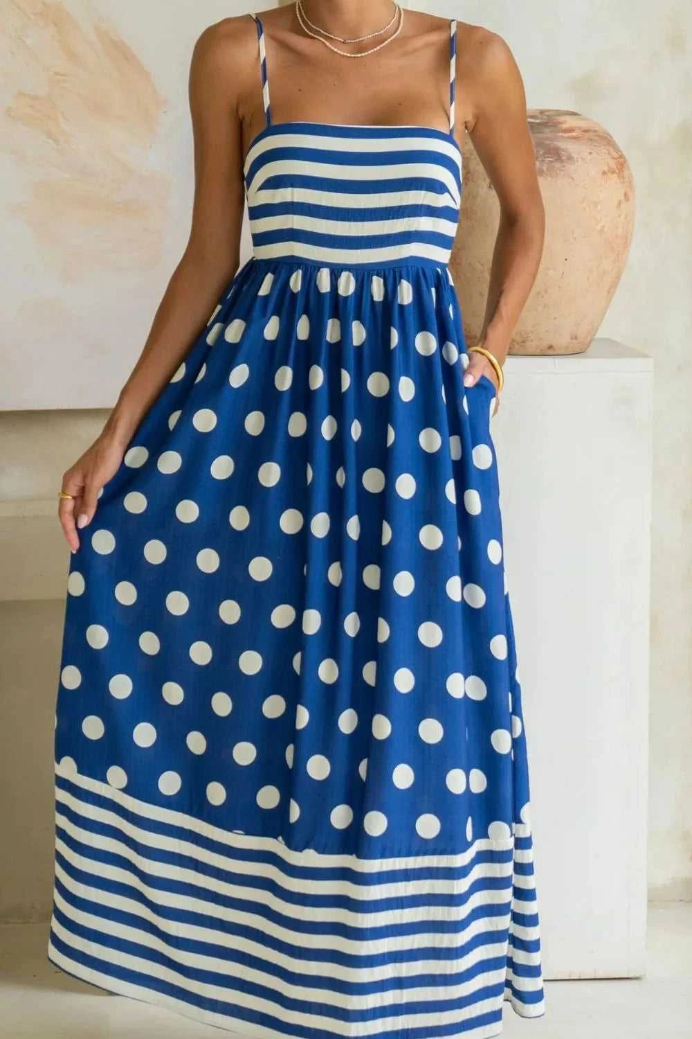 Polka Dot Square Neck Cami Dress 100100205741170 31 Gifts for Her Jerry's Apparel 