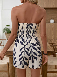 Smocked Printed Tube Romper 100100549714504 33 Affordable Fashion Under $100 Jerry's Apparel 
