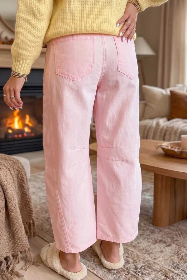 Wide-Leg Drawstring Jeans 100100277981502 81 Affordable Fashion Under $100 Jerry's Apparel 
