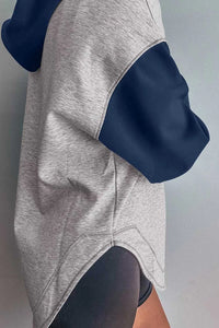 Color Block Patchwork V Neck Drawstring Hoodie 100100002533763 54 Affordable Fashion Under $100 Jerry's Apparel 