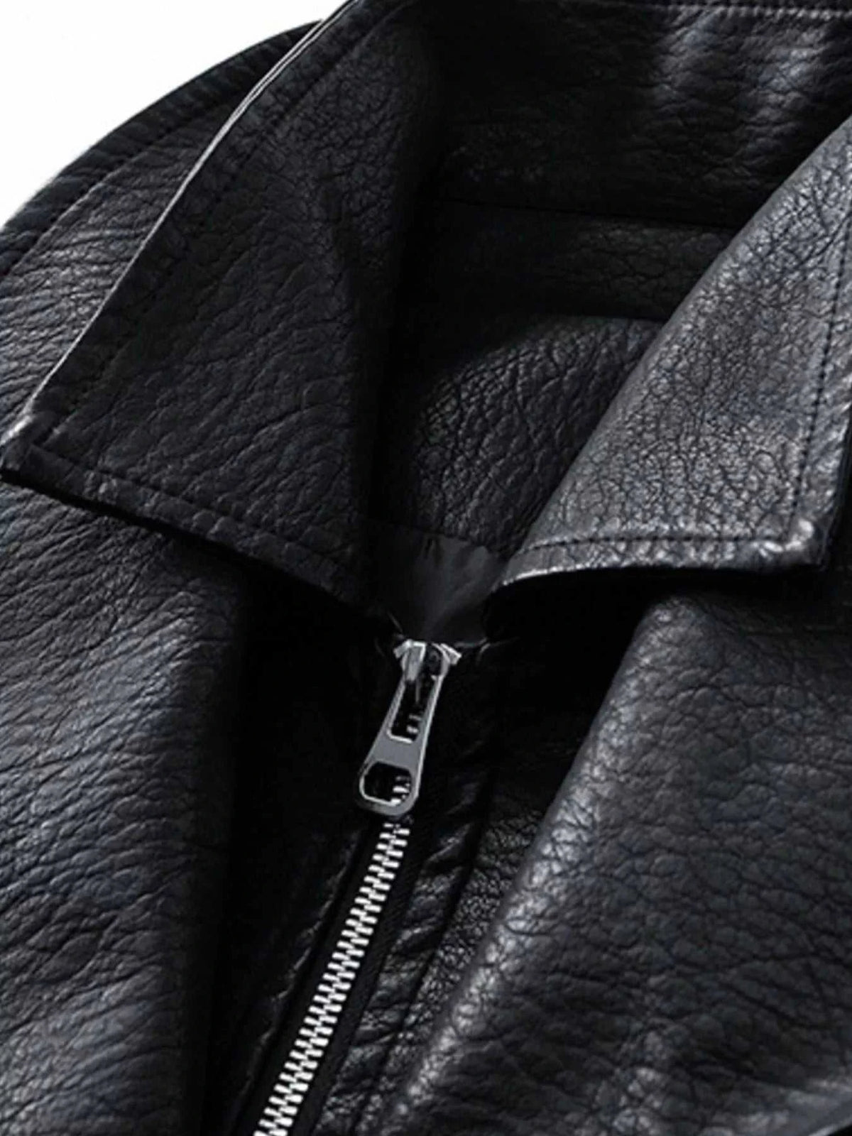 Men's Plus Size Faux Leather Bomber Jacket 100400787475284 100 Fashion Forward Plus Size Clothing Jerry's Apparel 