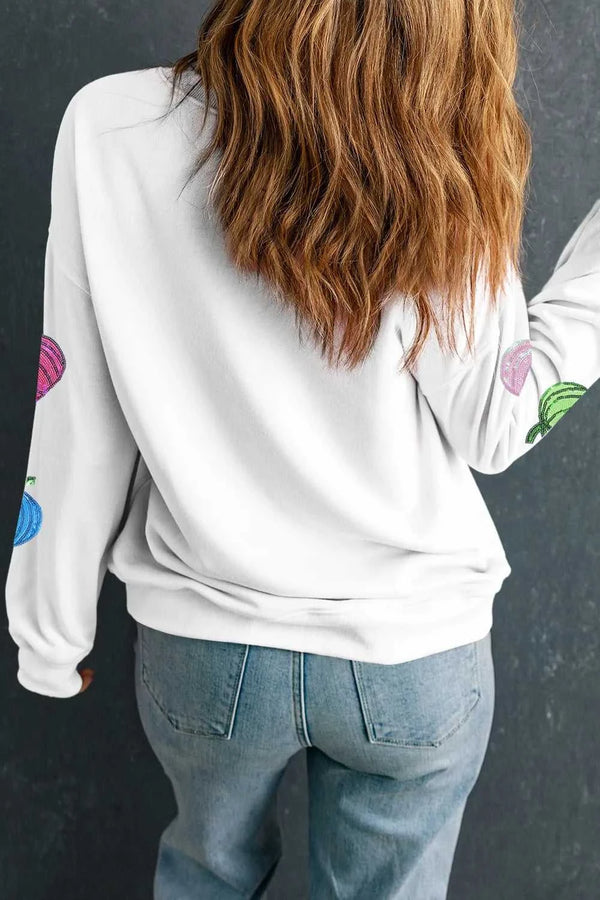 Pumpkin Round Neck Long Sleeve Sweatshirt 100100203401789 49 Affordable Fashion Under $100 Jerry's Apparel 