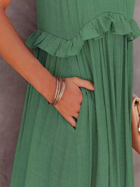 Ruffled Tiered Sleeveless Maxi Dress 100100900580027 49 Affordable Fashion Under $100 Jerry's Apparel 
