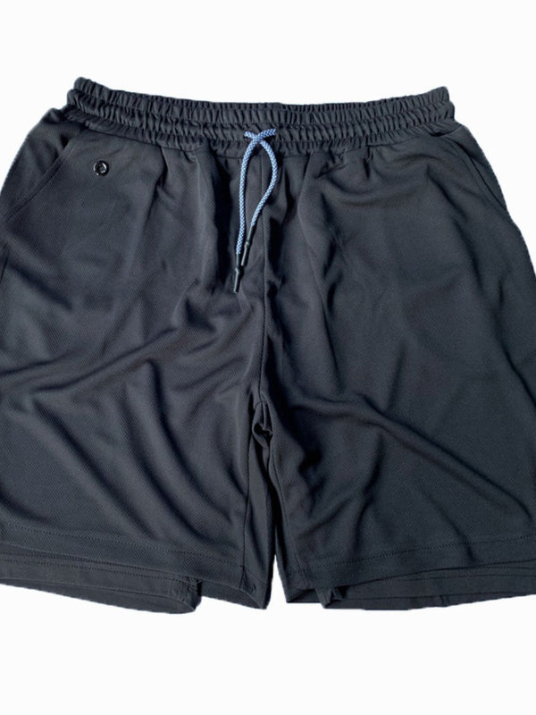Men's Plus Size Drawstring Active Shorts with Pockets