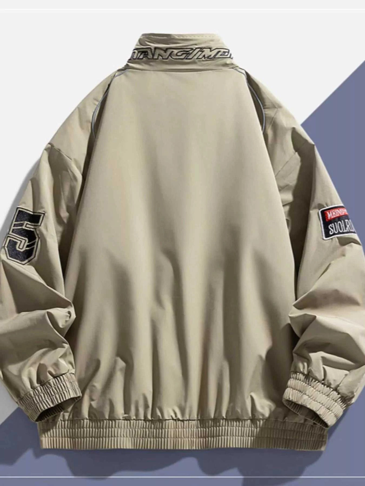 Men's Plus Size Racing-Inspired Zip Up Jacket 100400889592601 84 Affordable Fashion Under $100 Jerry's Apparel 
