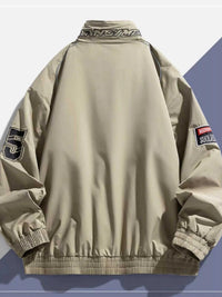 Men's Plus Size Racing-Inspired Zip Up Jacket 100400889592601 84 Affordable Fashion Under $100 Jerry's Apparel 