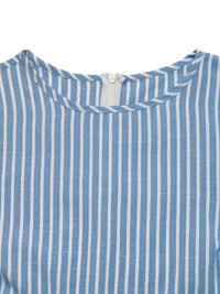 Striped Long-Sleeve Ruched Mini Dress 101001695645771 42 Gifts for Her Jerry's Apparel 