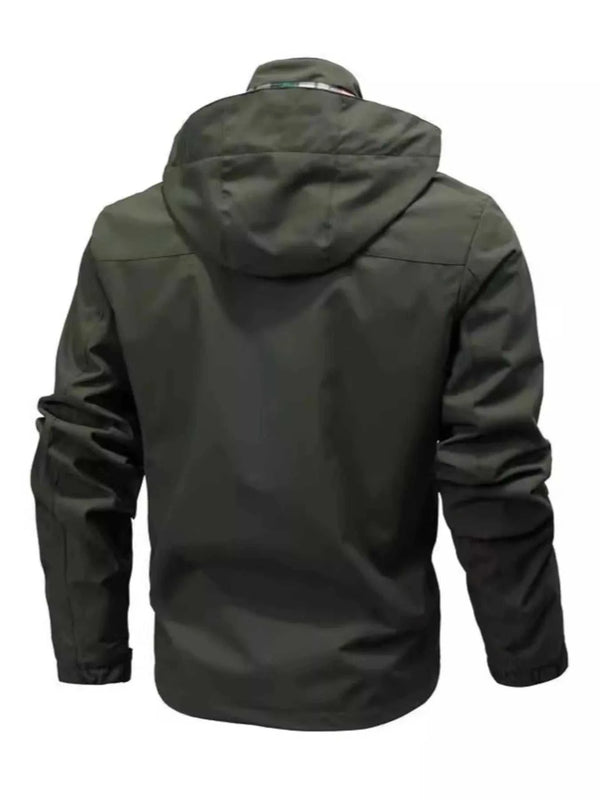 Men's Plus Size Hooded Outdoor Windproof Coat 100400801151125 90 Affordable Fashion Under $100 Jerry's Apparel 