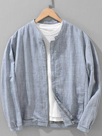 Men's Plus Size Zip Up Long Sleeve Jacket 100400057546432 162 Fashion Forward Plus Size Clothing Jerry's Apparel 