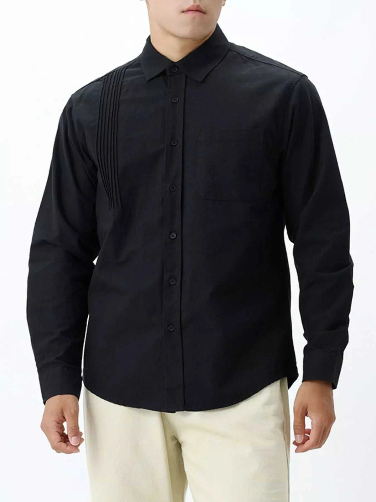 Men's Plus Size Button Up Long Sleeve Shirt 100400174893919 69 Affordable Fashion Under $100 Jerry's Apparel 
