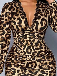 Lace Detail V-Neck Bodycon Midi Dress 101001065320346 41 Affordable Fashion Under $100 Jerry's Apparel 