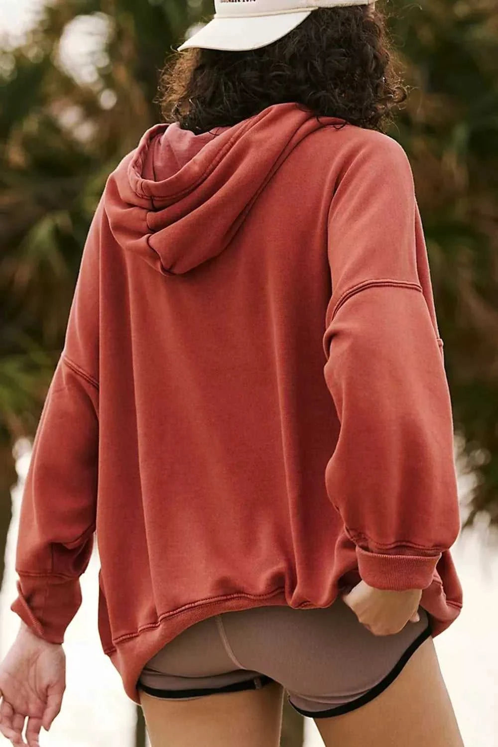 Drawstring Dropped Shoulder Hoodie 100100524441629 59 Affordable Fashion Under $100 Jerry's Apparel 