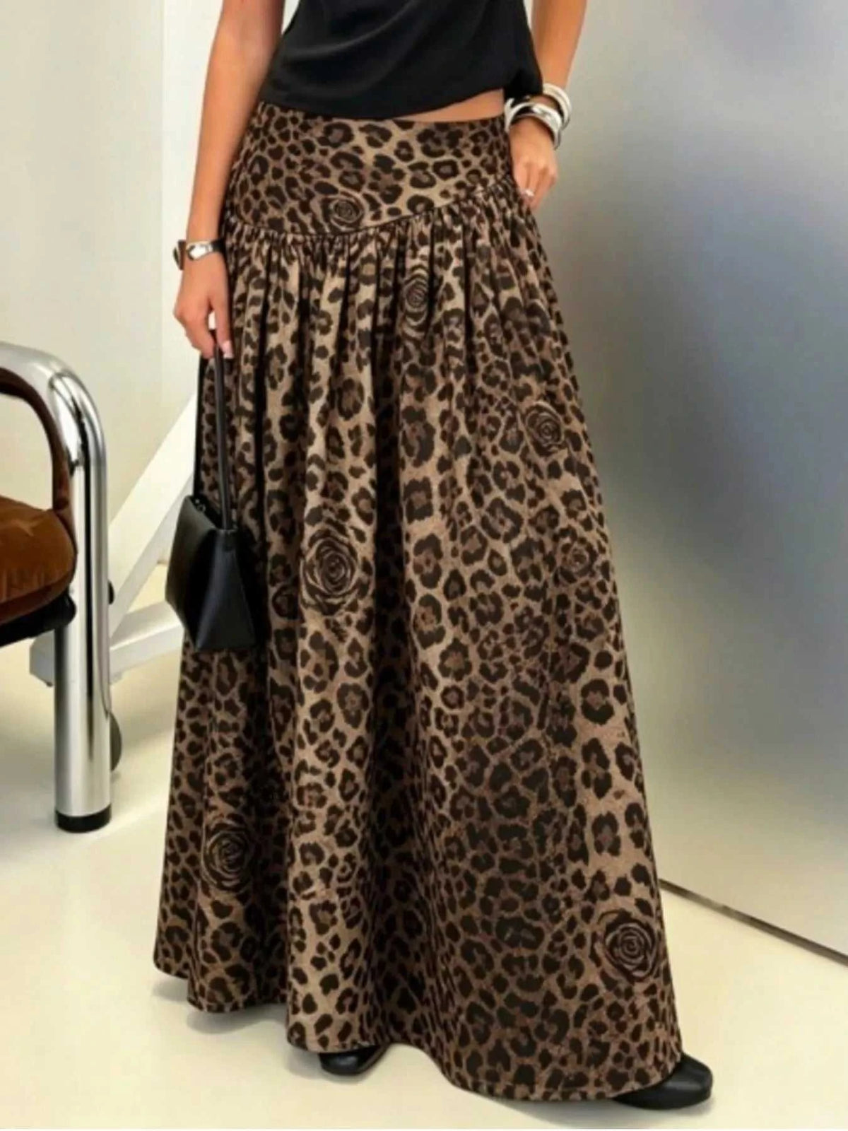 Animal Print Maxi Skirt 101001851902184 33 Affordable Fashion Under $100 Jerry's Apparel 