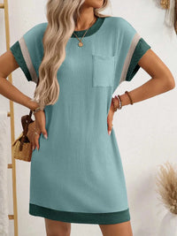 Round Neck Short Sleeve Mini Dress 100100619871757 33 Affordable Fashion Under $100 Jerry's Apparel 