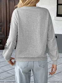 Bow Detail Round Neck Sweatshirt 100100498447655 33 Affordable Fashion Under $100 Jerry's Apparel 