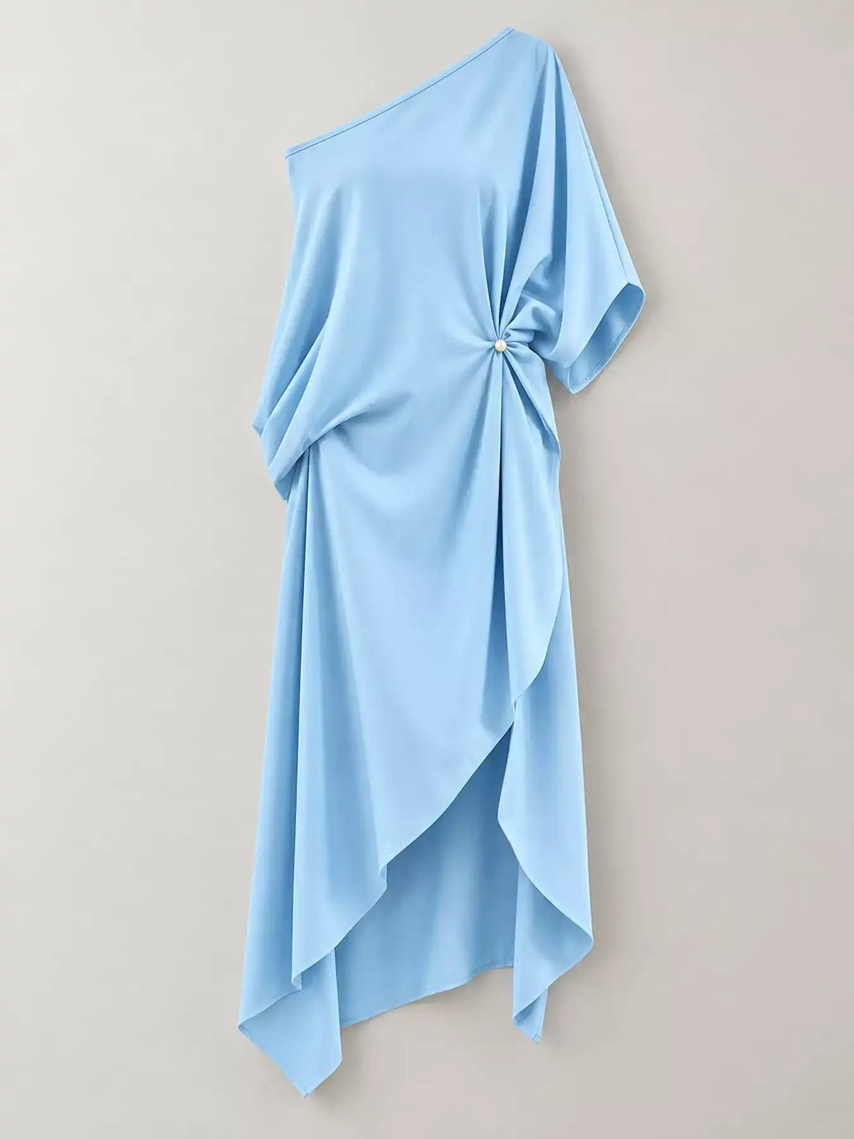 Full Size One-Shoulder Asymmetric Hem Midi Dress Plus Size 101001732260581 53 Gifts for Her Jerry's Apparel 
