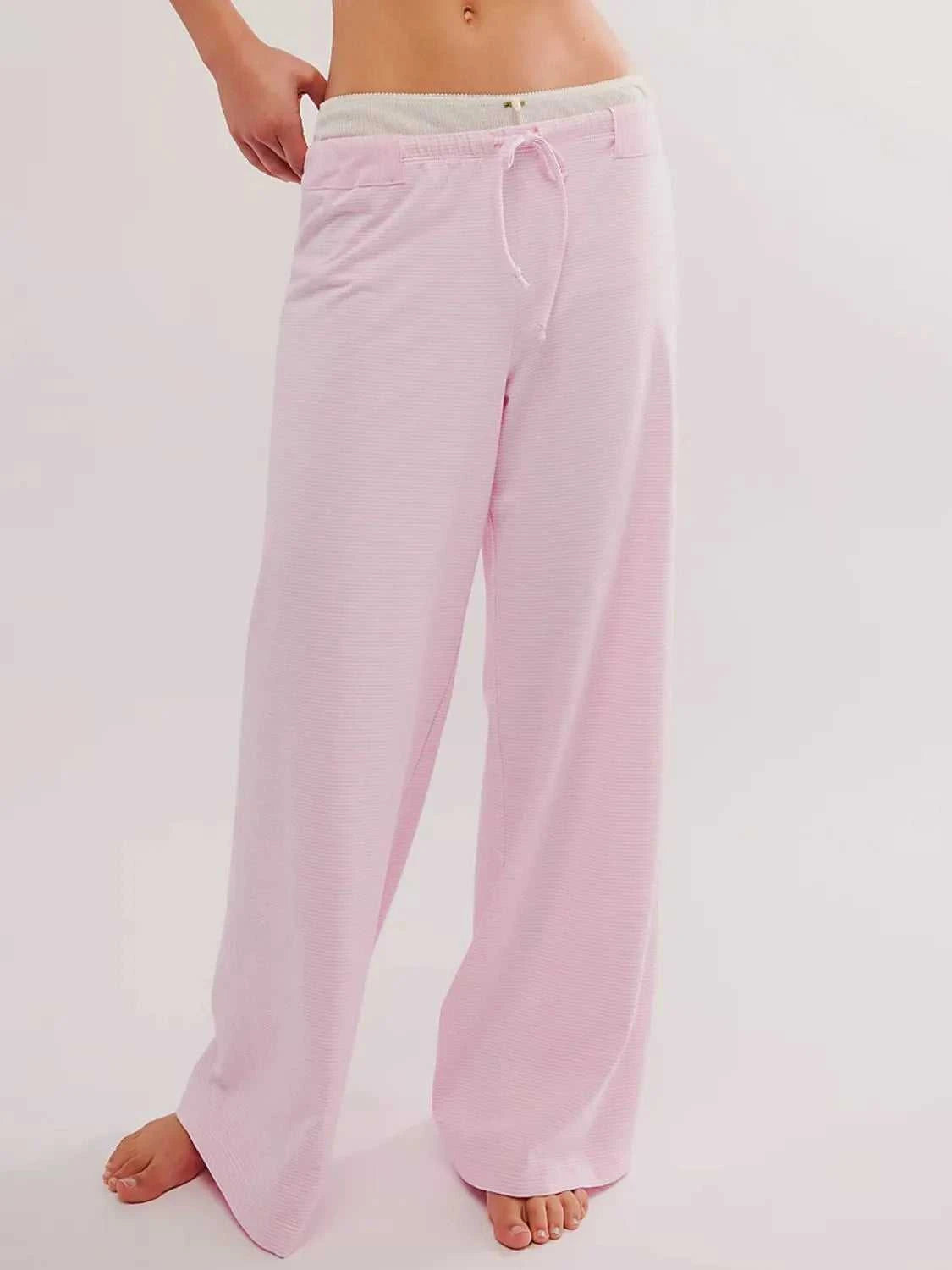 Drawstring Striped Wide Leg Pants 100100604831238 31 Affordable Fashion Under $100 Jerry's Apparel 