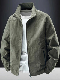 Men's Plus Size Zip Up Long Sleeve Jacket 100400232521161 77 Affordable Fashion Under $100 Jerry's Apparel 