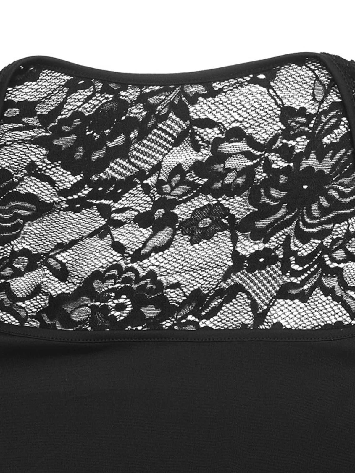 Lace Sleeve Square Neck Top 100100211394789 35 Affordable Fashion Under $100 Jerry's Apparel 