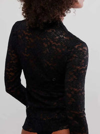 V-Neck Long Sleeve Lace Top 100100770175756 22 Affordable Fashion Under $100 Jerry's Apparel 