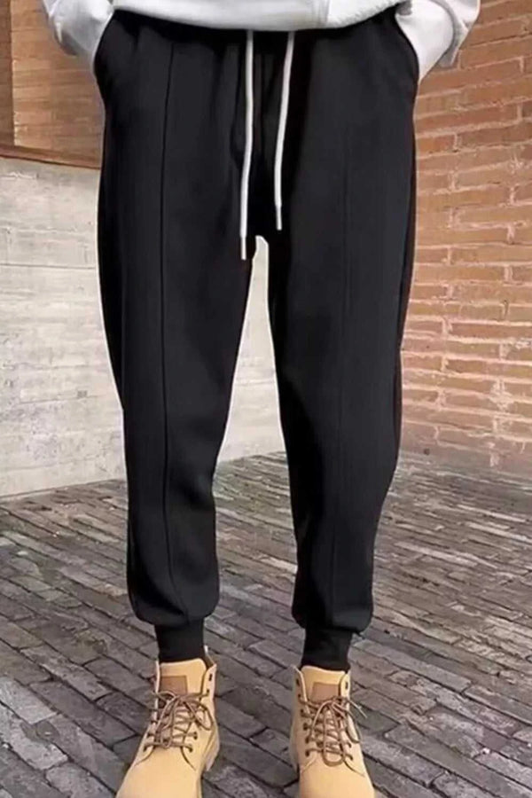 Men's Plus Size Drawstring Loose Fit Joggers 100400036115986 33 Affordable Fashion Under $100 Jerry's Apparel 