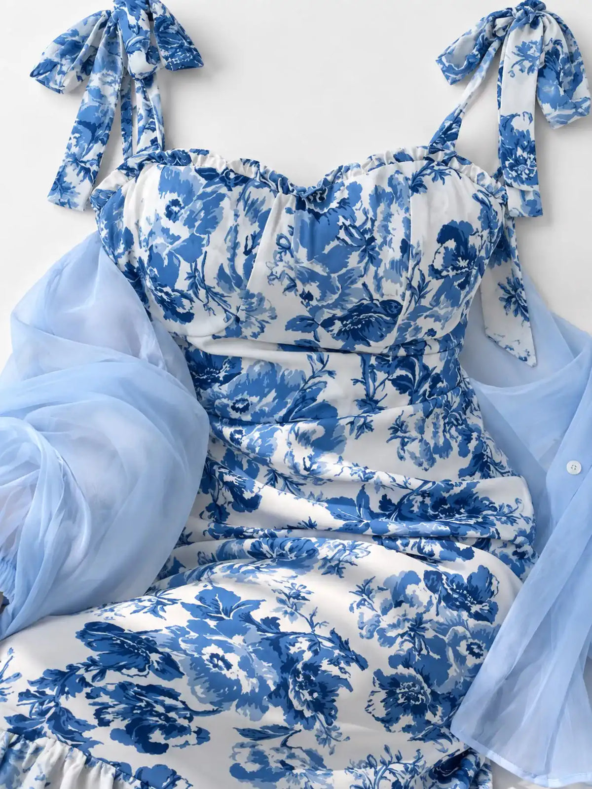 Floral Print Tie-Strap Midi Dress 101001965800115 20 Affordable Fashion Under $100 Jerry's Apparel 