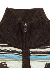 Horse Zip Up Mock Neck Cardigan 101002545431785 56 Affordable Fashion Under $100 Jerry's Apparel 