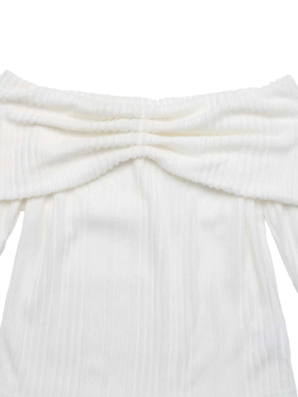 Off-Shoulder Ribbed Knit Top 100100952823290 30 Affordable Fashion Under $100 Jerry's Apparel 