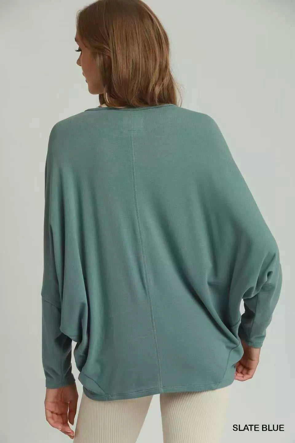 Umgee Batwing Round Neck Long Sleeve Top 100100683101446 45 Affordable Fashion Under $100 Jerry's Apparel 