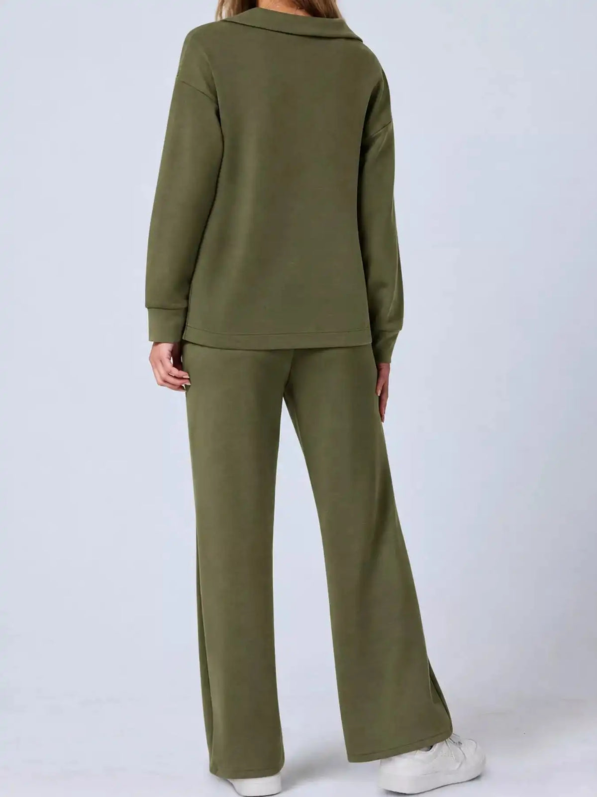 Dropped Shoulder Top and Pants Set 101001926020102 36 Women's Pants Set Gifts for Her Jerry's Apparel 