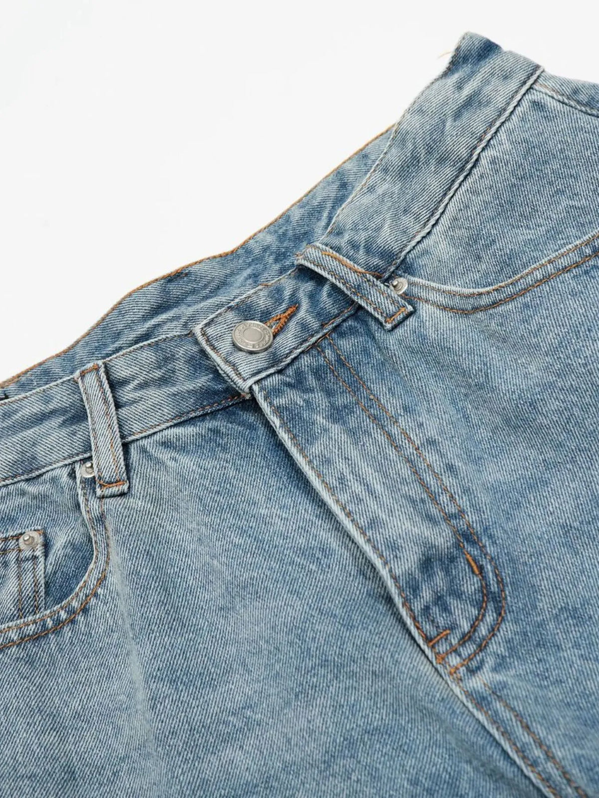 Men's Oversized Distressed Demin Shorts