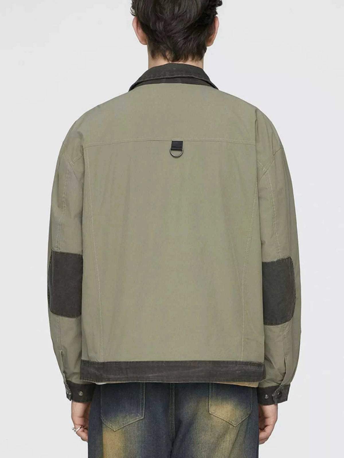 Men's Plus Size Snap Down Long Sleeve Jacket 100400486449495 140 Fashion Forward Plus Size Clothing Jerry's Apparel 