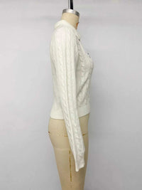 Cable Knit Long Sleeve Sweater 100100519304494 44 Affordable Fashion Under $100 Jerry's Apparel 