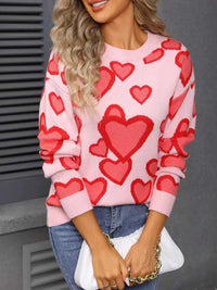 Valentine's Day Heart Crew Neck Sweater 100100791356331 48 Affordable Fashion Under $100 Jerry's Apparel 