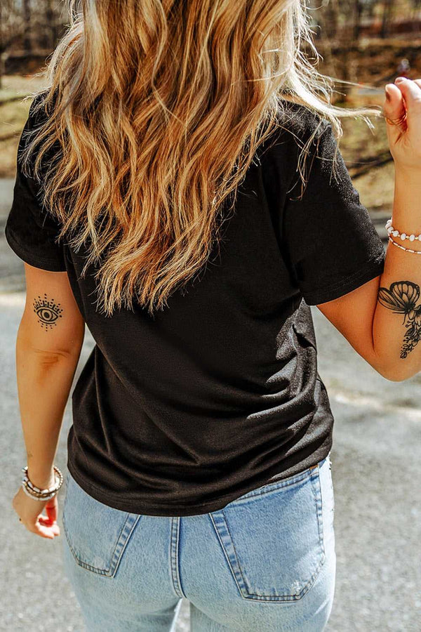 Baseball Distressed Heart Short Sleeve T Shirt 100100121258410 32 Affordable Fashion Under $100 Jerry's Apparel 