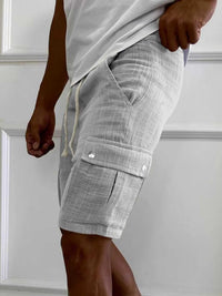 Men's Full Size Drawstring Casual Cargo Shorts Plus Size 100400652041377 44 Gifts for Him Jerry's Apparel 