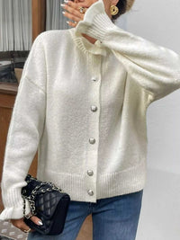Button-Down Long Sleeve Cardigan 100100674663235 69 Women's Sweaters and Knitwear Jerry's Apparel 