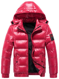 Men's Plus Size Zip Up Hooded Puffer Jacket 100400120854102 125 Fashion Forward Plus Size Clothing Jerry's Apparel 