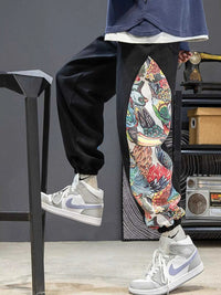 Men's Plus Size Printed Side Panel Joggers 100400656323805 79 Affordable Fashion Under $100 Jerry's Apparel 