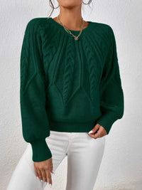 Cable Knit Long Sleeve Sweater 100100200217752 36 Affordable Fashion Under $100 Jerry's Apparel 