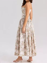 Floral Spaghetti Straps Midi Dress 101001005550846 56 Affordable Fashion Under $100 Jerry's Apparel 